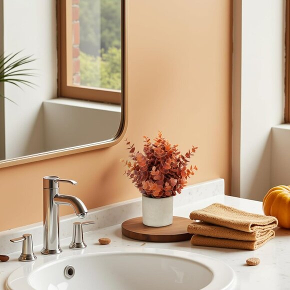 2 PCS Small Fake Eucalyptus Plant Artificial Potted Plants Indoor for Desk, Shel - Picture 6 of 8